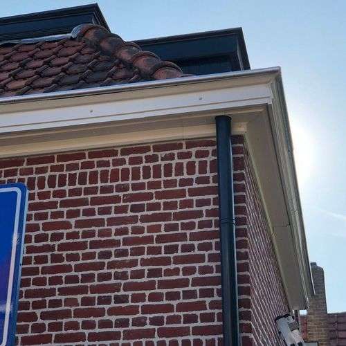Foto van dakgoot in Zevenhuizen Foto van dakgoot in Zevenhuizen